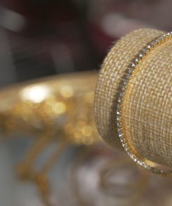 Delicate Zircon Tennis Bracelet – 18kt Gold-Plated